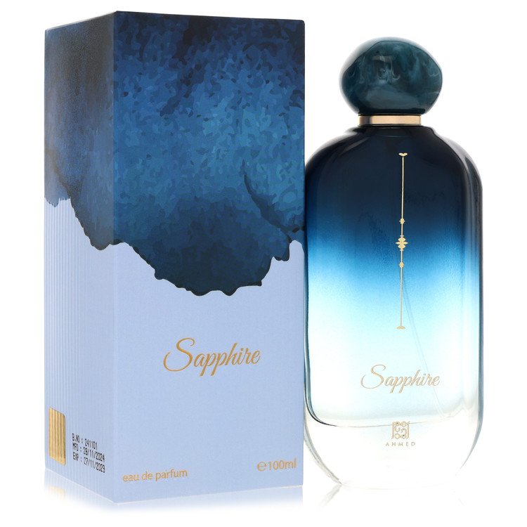 Ahmed Al Maghribi Sapphire by Ahmed Al Maghribi Eau De Parfum Spray 3.38 oz | Men Collection by AAA Beauty - Premium Men Perfume and Cologne | AAA Beauty