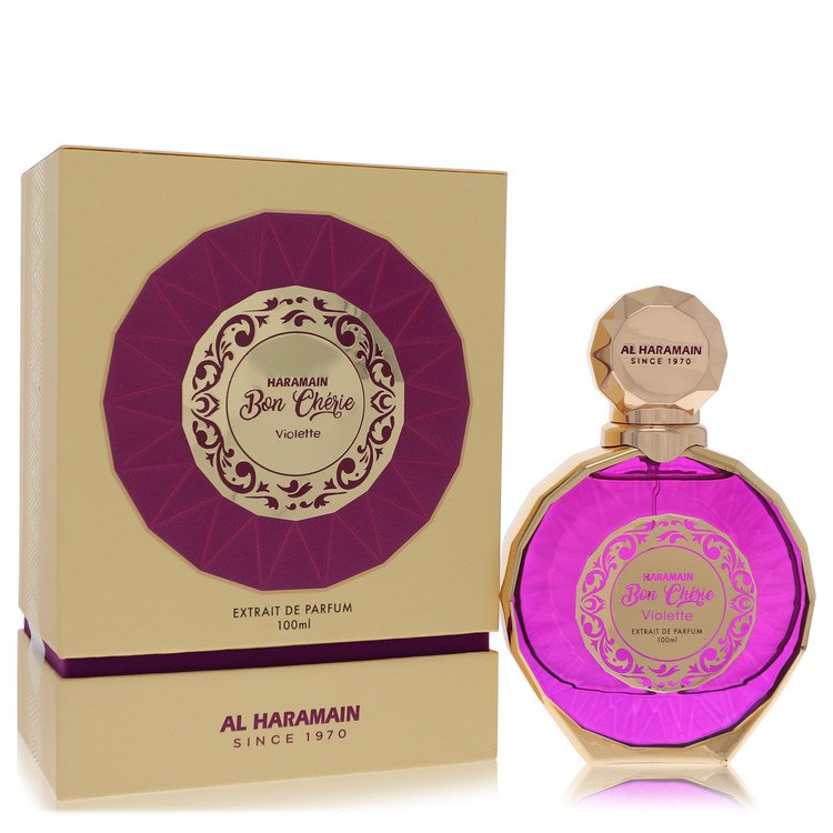 Al Haramain Bon Cherie Violette by Al Haramain Extrait De Parfum Spray 3.4 oz for Women - Premium Designer Fragrance – Available at AAA Beauty