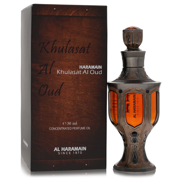 Al Haramain Khulasat Al Oud by Al Haramain 1.01 Oz Concentrated Perfume Oil for Men