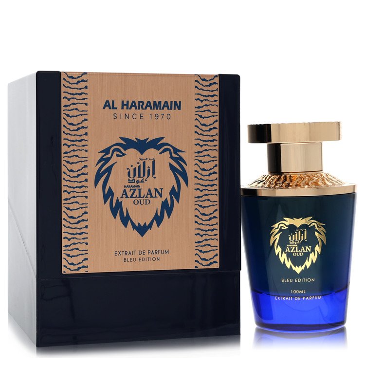 Al Haramain Azlan Oud Bleu by Al Haramain 3.33 Oz Extrait De Parfum Spray for Men