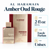 Amber Oud Rouge by Al Haramain 2.0 Oz Eau De Parfum Spray In Box for Men