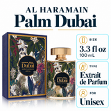 Palm Dubai by Al Haramain 3.33 Oz Extrait De Parfum Spray In Box for Women