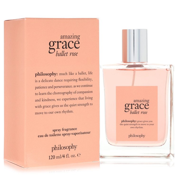 Amazing Grace Ballet Rose by Philosophy Eau De Toilette Spray 4 Oz for Women