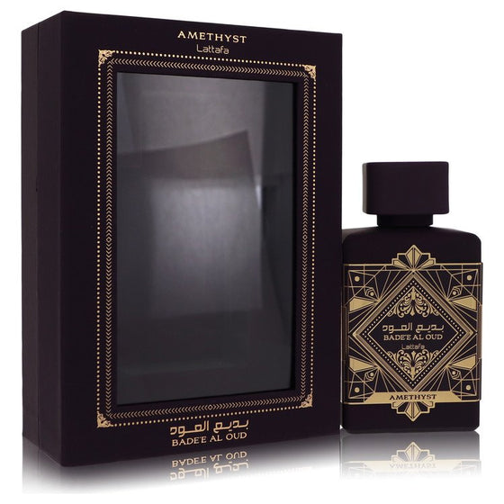 Bade'e Al Oud Amethyst by Lattafa 3.4 Oz Eau De Parfum Spray In Box for Men