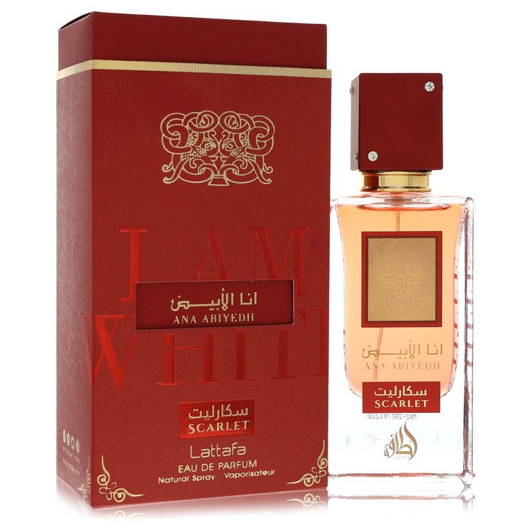 Ana Abiyedh Scarlet By Lattafa Cologne 2.04 Oz Eau De Parfum Spray For Men - Box