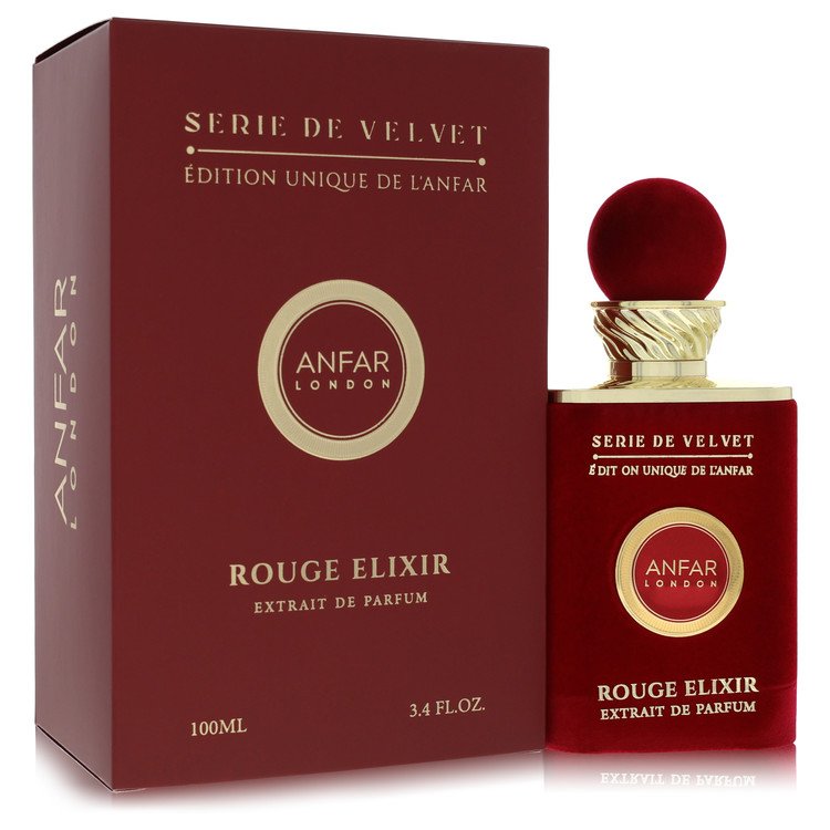 Anfar London Serie De Velvet Rouge Elixir by Anfar 3.3 Oz Extrait De Parfum Spray for Women