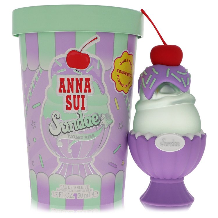 Anna Sui Sundae Violet Vibe by Anna Sui 1.7 Oz Eau De Toilette Spray for Women