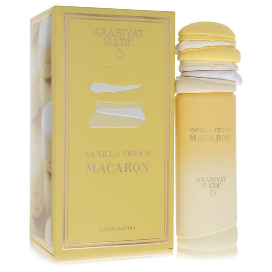 Vanilla Cream Macaron by Arabiyat Sugar 3.4 Oz Eau De Parfum Spray In Box for Men