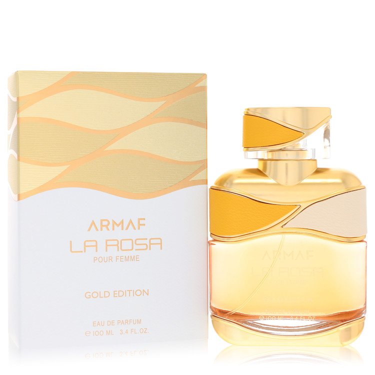 Armaf La Rosa Gold Edition by Armaf by Armaf 3.4 Oz Oz Eau De Parfum Spray 3.4 Oz for Women