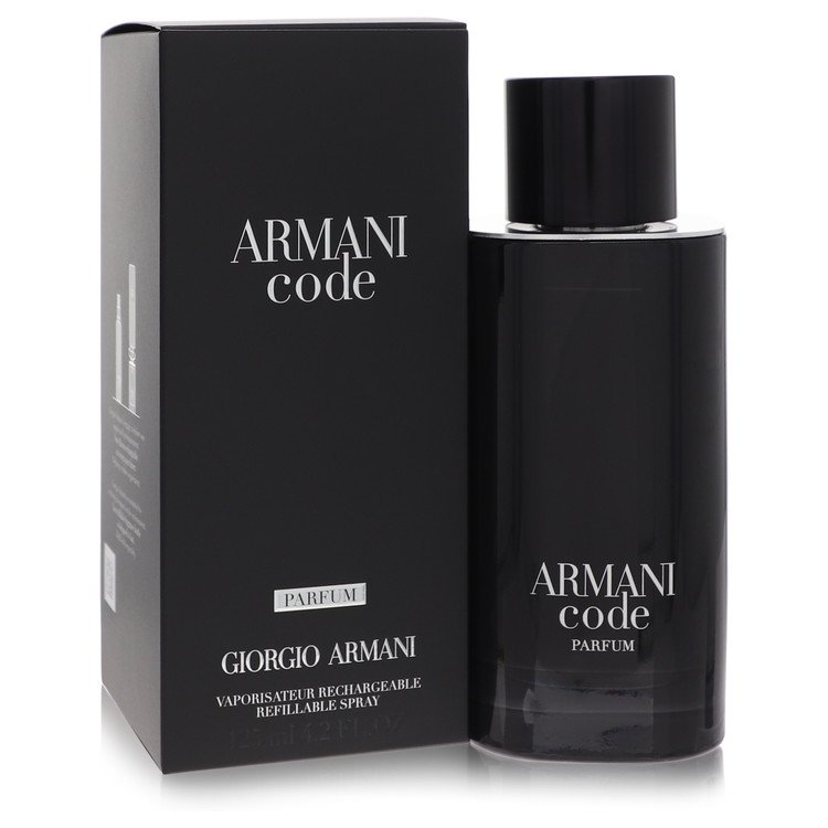 Armani Code by Giorgio Armani 4.2 Oz Parfum Spray Relillable for Men