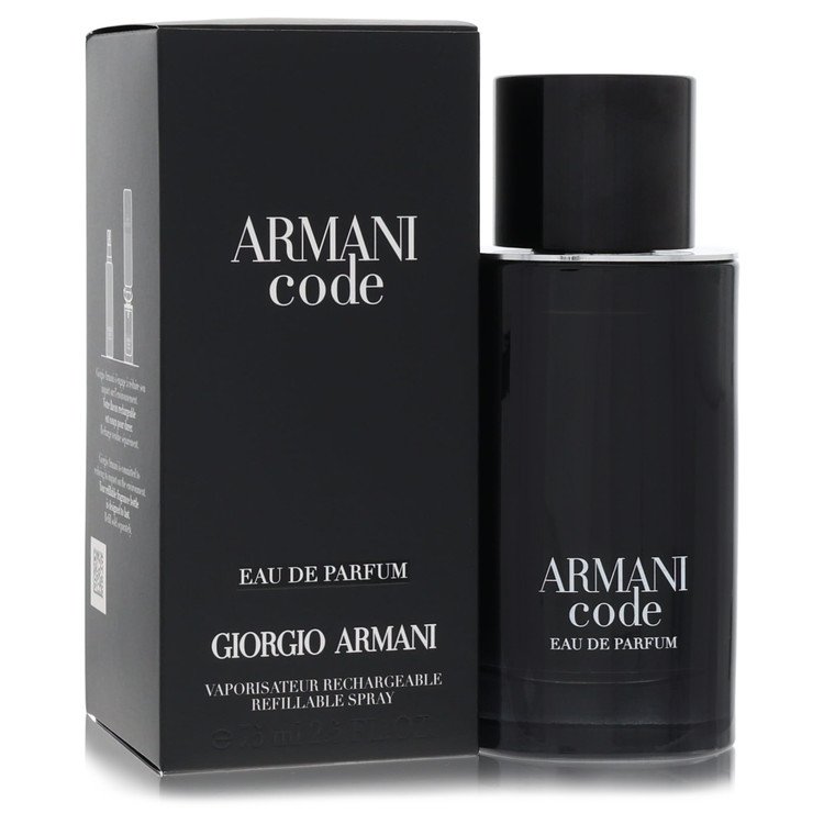 Armani Code by Giorgio Armani 2.5 Oz Eau De Parfum Refillable Spray for Men