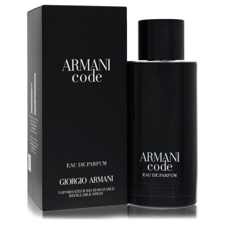 Armani Code By Giorgio Armani for Men - 4.2 Oz Eau De Parfum Refillable Spray