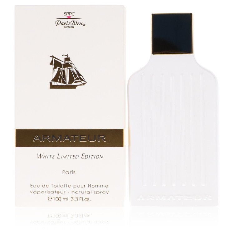 Armateur White by Paris Bleu 3.3 Oz Eau De Toilette Spray for Men