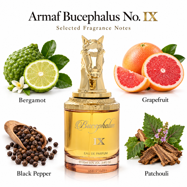 Armaf Bucephalus No. Ix by Armaf 3.4 Oz Eau De Parfum Spray In Box for Men