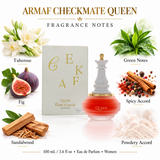 Checkmate Queen by Armaf 3.4 Oz Eau De Parfum Spray In Box for Women