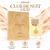 Club De Nuit Oud Lux by Armaf 3.6 Oz Eau De Parfum Spray for Men