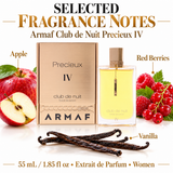 Club De Nuit Precieux Iv by Armaf 1.85 Oz Extrait De Parfum for Women