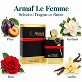 Le Femme by Armaf 3.4 Oz Eau De Parfum Spray In Box for Women