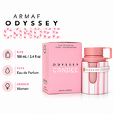 Odyssey Candee Special Edition by Armaf 3.4 Oz Eau De Parfum Spray In Box for Women