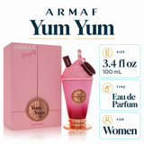 Armaf Delights Yum Yum by Armaf 3.4 Oz Eau De Parfum Spray In Box for Women