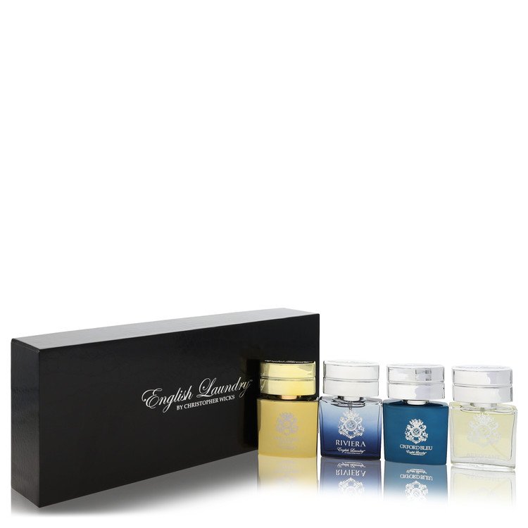 Arrogant by English Laundry 68 Oz Gift Set - Gift Set Includes Notting Hill, Riviera, Oxford Bleu, And Arrogant, All In . Mini Eau De Parfum Sprays for Men