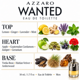 Wanted by Azzaro 1.7 Oz Eau De Toilette Spray for Men