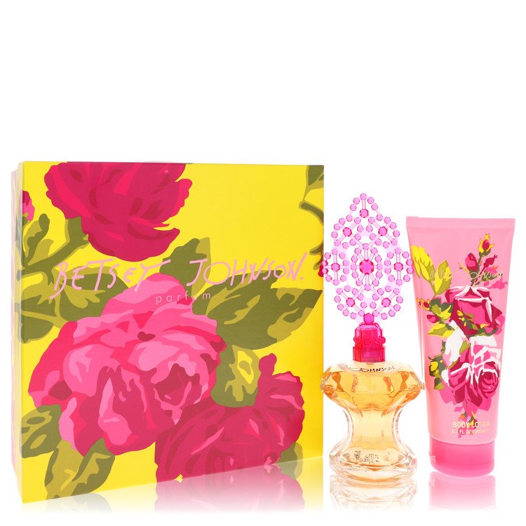 Betsey Johnson by Betsey Johnson 3.4 Oz Gift Set - Eau De Parfum Spray + 6.7 Oz Body Lotion for Women