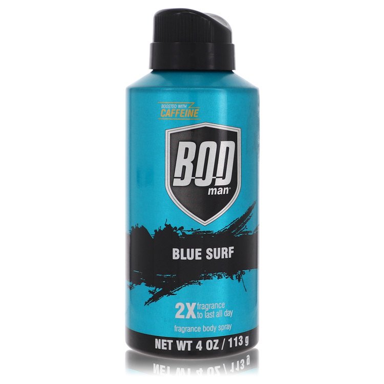 Bod Man Blue Surf by Parfums De Coeur 4 Oz Body Spray for Men