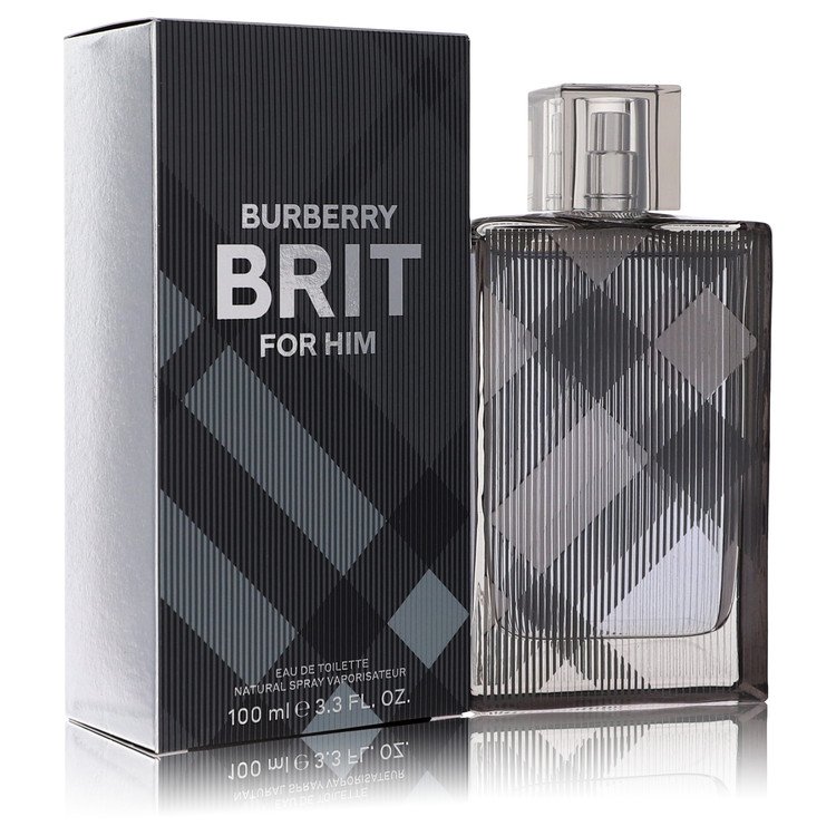 Burberry Brit By Burberry Cologne 3.3 Oz Eau De Toilette Spray For Men - Box