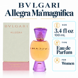 Allegra Ma'magnifica by Bvlgari 3.4 Oz Eau De Parfum Spray In Box for Women