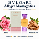 Allegra Ma'magnifica by Bvlgari 3.4 Oz Eau De Parfum Spray In Box for Women