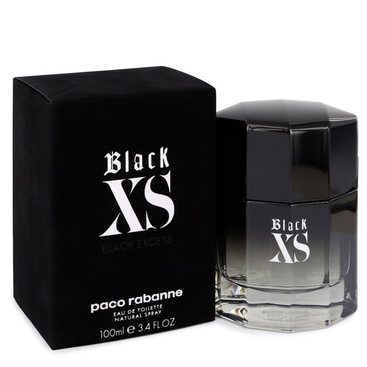 Black Xs by Paco Rabanne by Paco Rabanne 3.4 Oz Oz Eau De Toilette Spray (2018 New Packaging) 3.4 Oz for Men