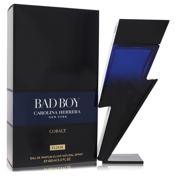 Bad Boy Cobalt Elixir by Carolina Herrera 3.4 Oz Eau De Parfum Spray for Men