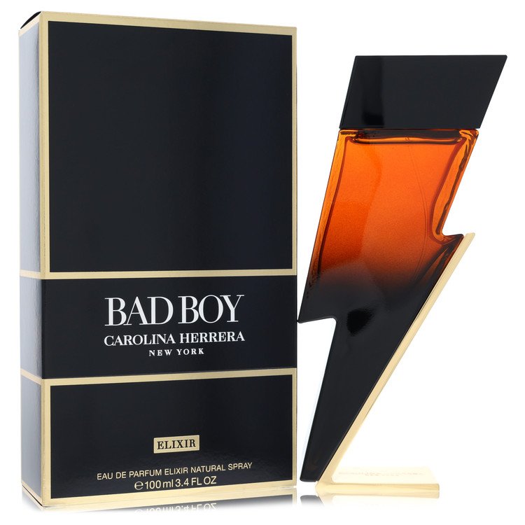 Bad Boy Elixir by Carolina Herrera 3.4 Oz Eau De Parfum Spray In Box for Men