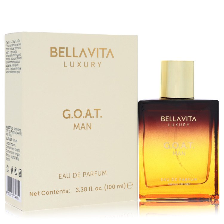 Bellavita G.o.a.t by Bellavita 3.38 Oz Eau De Parfum Spray for Men