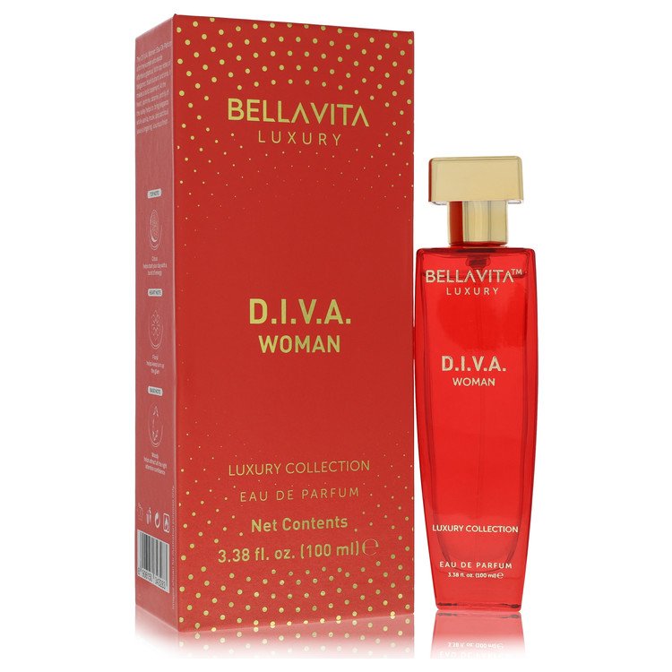 Bellavita Luxury D.i.v.a by Bellavita 3.38 Oz Eau De Parfum Spray for Women