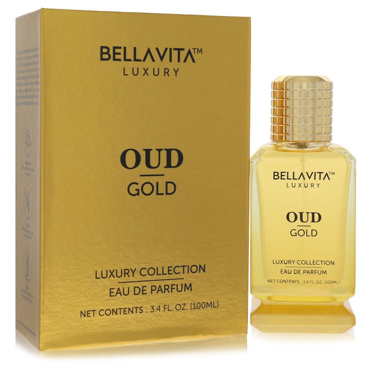 Bellavita Luxury Oud Gold by Bellavita by Bellavita 3.4 Oz Oz Eau De Parfum Spray 3.4 Oz for Women