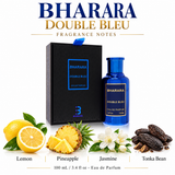 Double Bleu by Bharara 3.4 Oz Eau De Parfum Spray for Men
