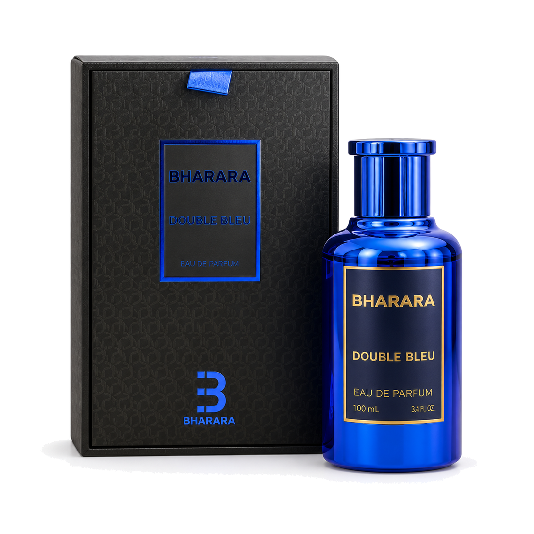 Double Bleu by Bharara 3.4 Oz Eau De Parfum Spray for Men