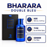 Double Bleu by Bharara 3.4 Oz Eau De Parfum Spray for Men