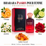 Passion Pour Femme by Bharara 3.4 Oz Eau De Parfum Spray for Women