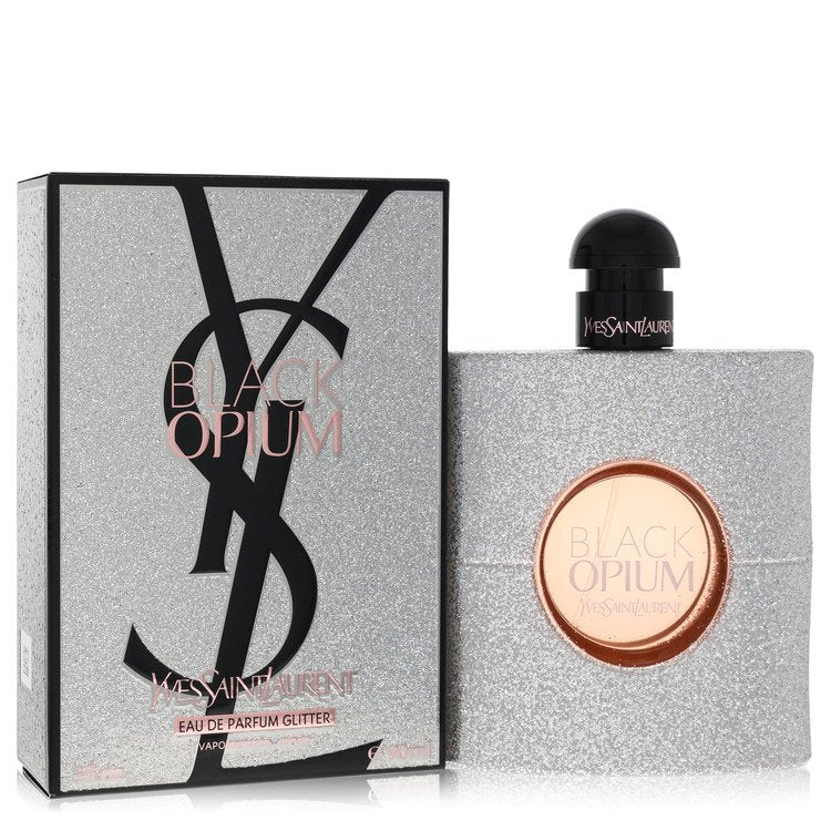 Black Opium Glitter by Yves Saint Laurent 3 Oz Eau De Parfum for Women
