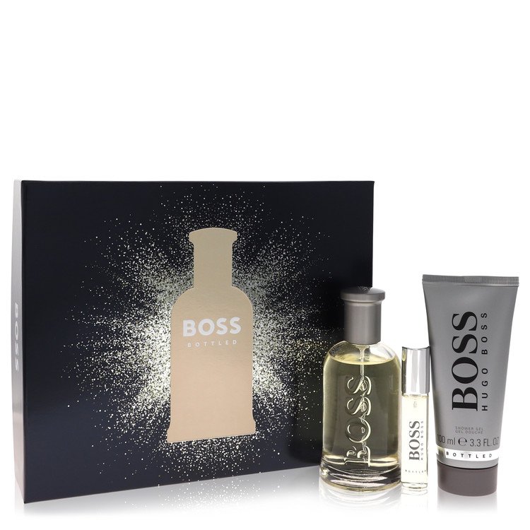 Boss #6 By Hugo Boss Cologne 3 Piece Gift Set - 3.3 Oz Eau De Toilette Spray, 0.3 Oz Eau De Toilette Spray, 3.3 Oz Shower Gel For Men - Gift Set