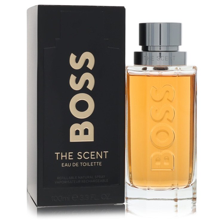 Boss The Scent by Hugo Boss 3.3 Oz Eau De Toilette Refillable Spray for Men