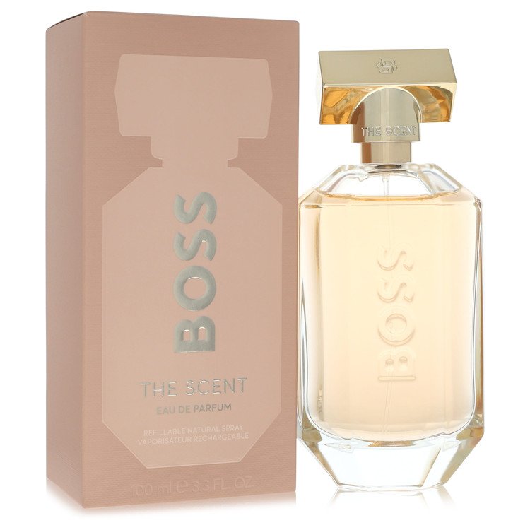 Boss The Scent by Hugo Boss 3.3 Oz Eau De Parfum Refillable Spray for Women