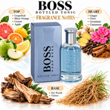 Boss Bottled Tonic by Hugo Boss 1.6 Oz Eau De Toilette Spray In Box for Men