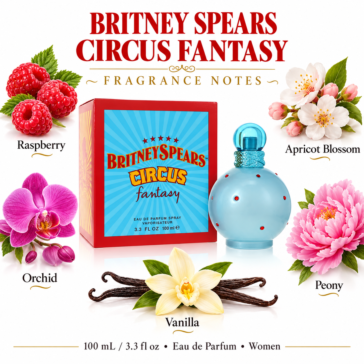 Britney Spears Circus Fantasy by Britney Spears 3.3 Oz Eau De Parfum Spray for Women — main image