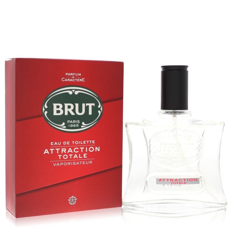 Brut Attraction Totale by Faberge 3.4 Oz Eau De Toilette Spray for Men