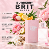Burberry Brit Sheer by Burberry 1.6 Oz Eau De Toilette Spray In Box for Women