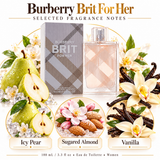 Burberry Brit by Burberry 3.3 Oz Eau De Toilette Spray for Women